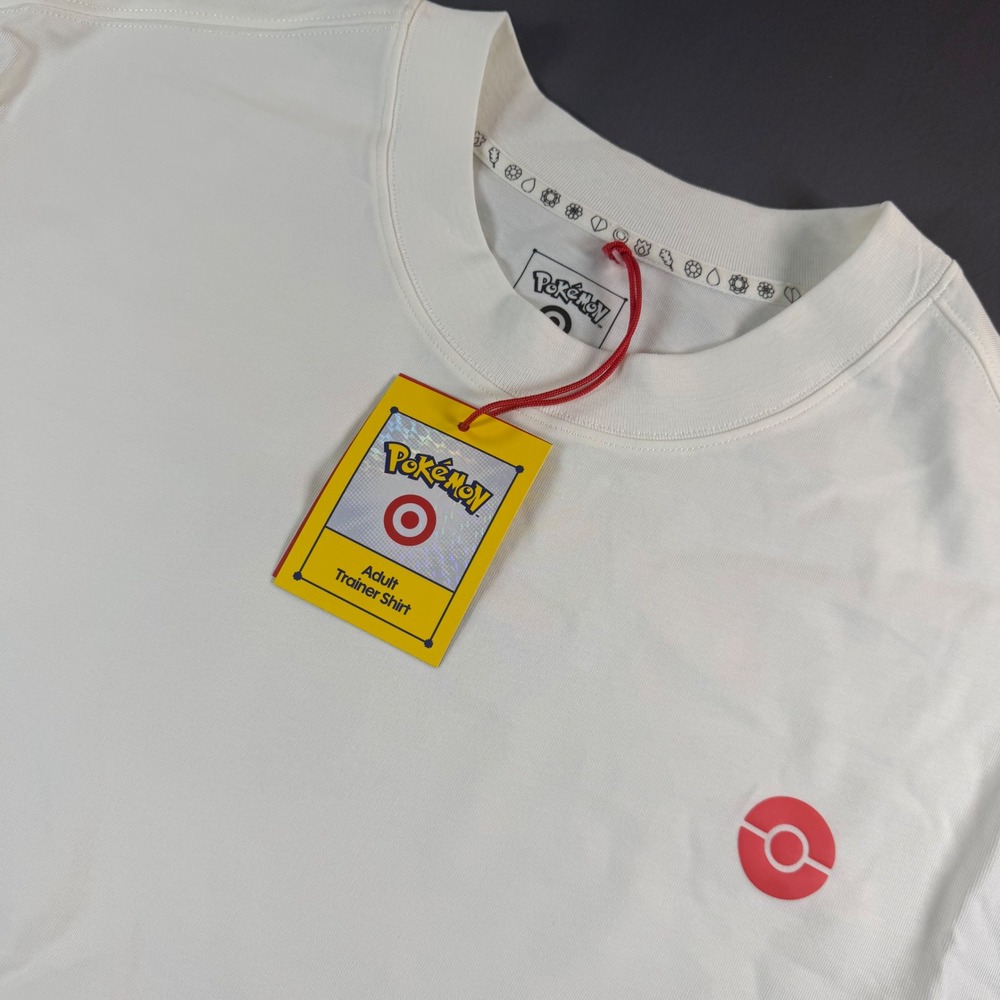 Pokemon Gengar Adult Trainer Shirt Cream Relaxed Fit Tee XL 0094 Target
